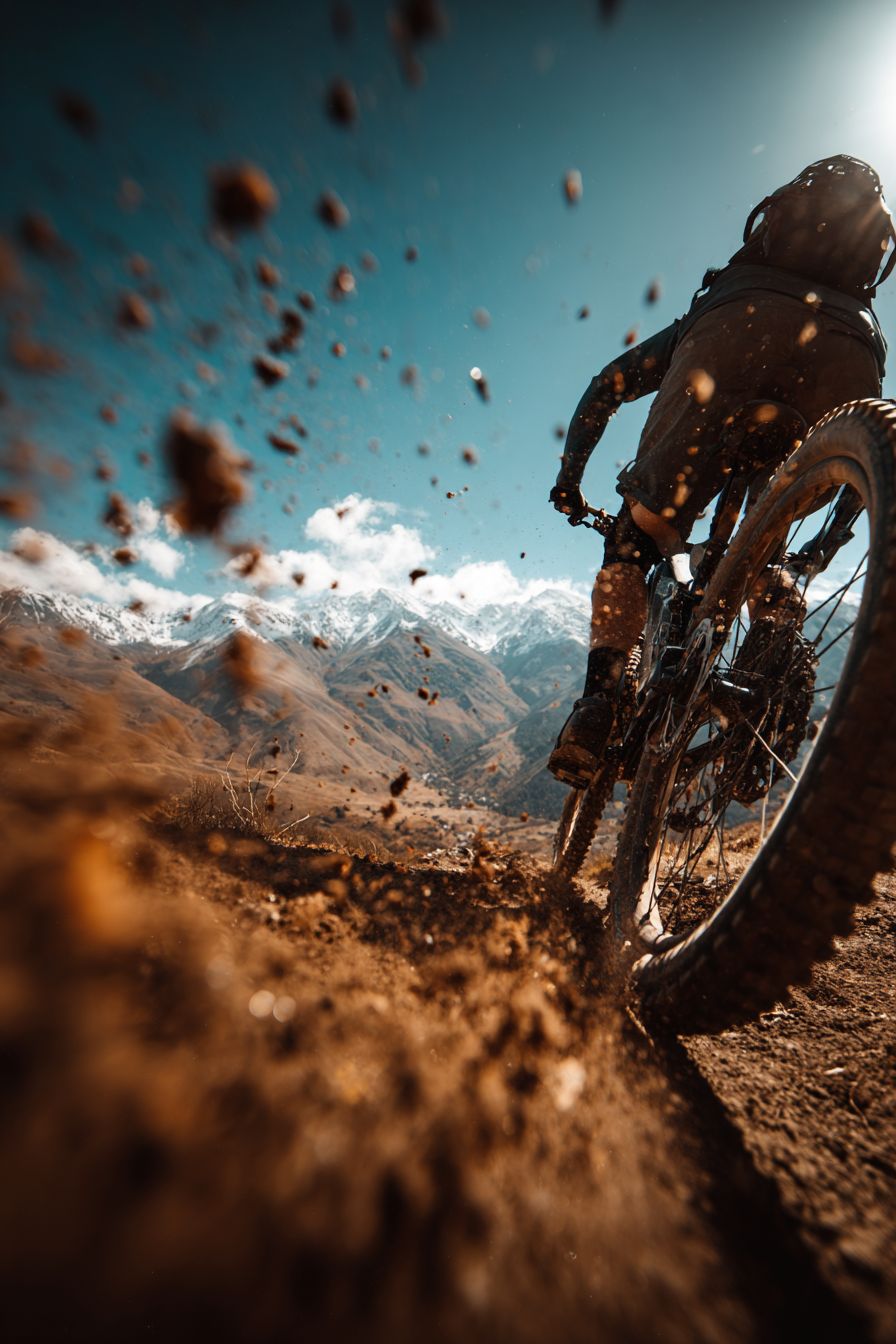 Competición ciclista en montaña